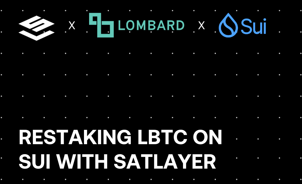 Guide: Restaking LBTC on Sui